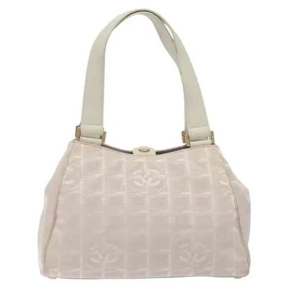 Chanel Travel Line Pink Nylon Handbag (Pre-Owned) - Picture 2 of 16